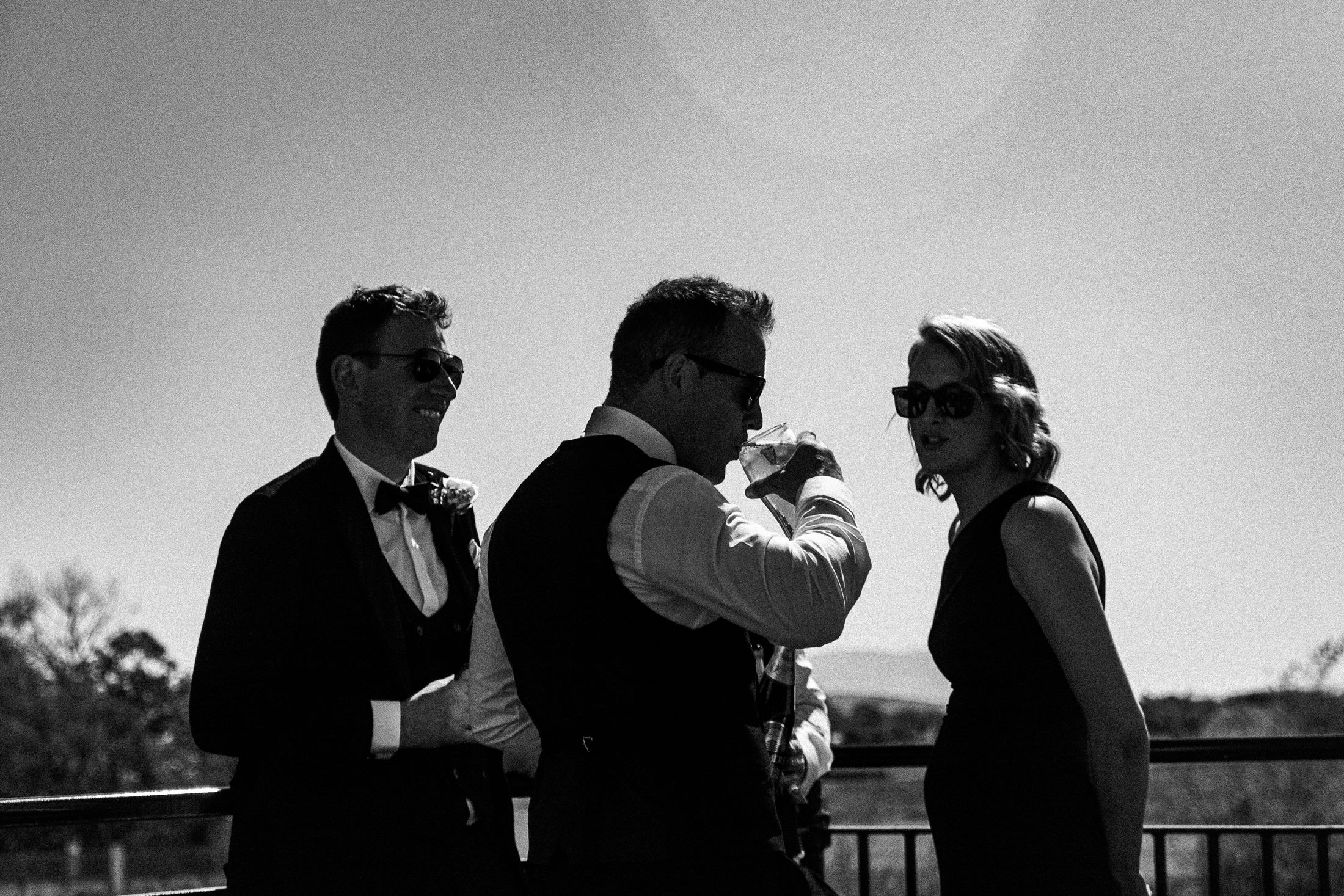 NOKAT art guests arrive and the day opens in quiet light..