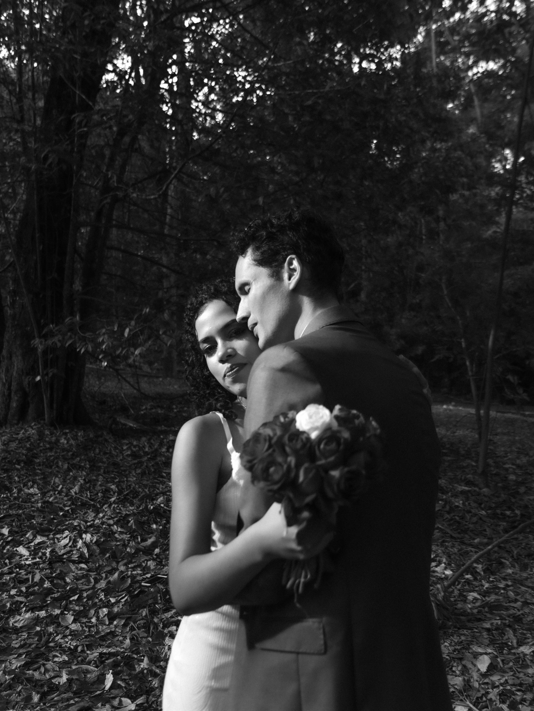 NOKAT art a softer black-and-white pause between breath and touch..